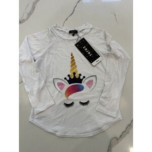 Terez NWT Unicorn Long Sleeve Tee Size Large